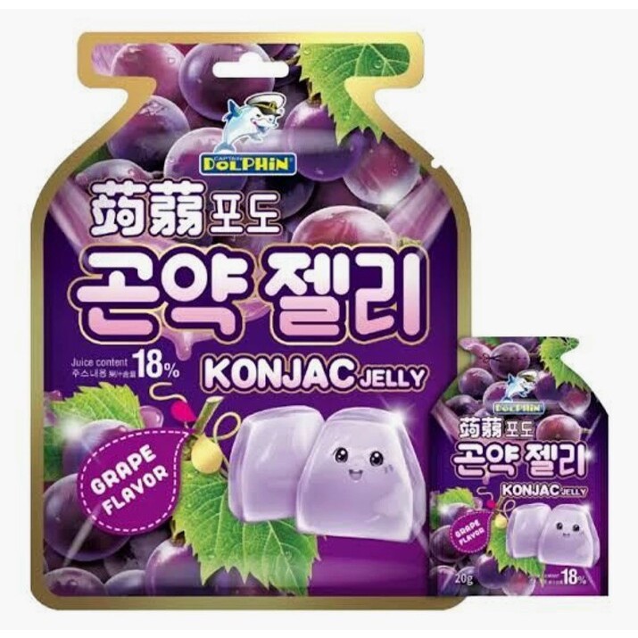 

Dolphin Konjac Jelly Grape 300gr