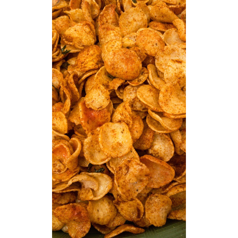 

Cemilan Gurih Pedas Kerupuk Bawang 1 KG