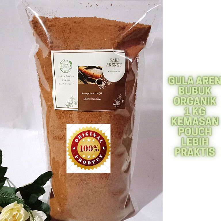 

Lariz manis IdR7d7C Gula Aren Semut Bubuk organic kemasan pouch 1kg