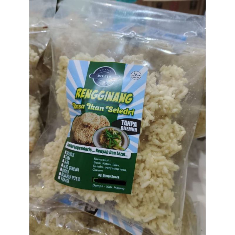 

RENGGINANG SIAP SAJI RASA IKAN SELEDRI