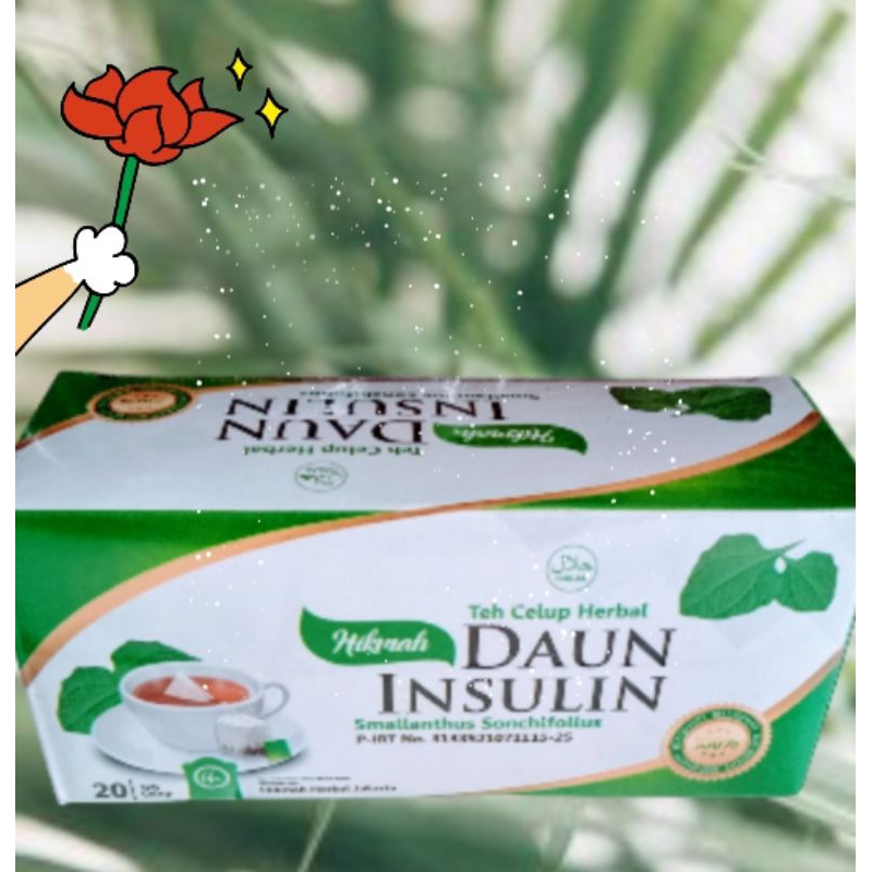 

Teh celup daun insulin hikmah 20 ps