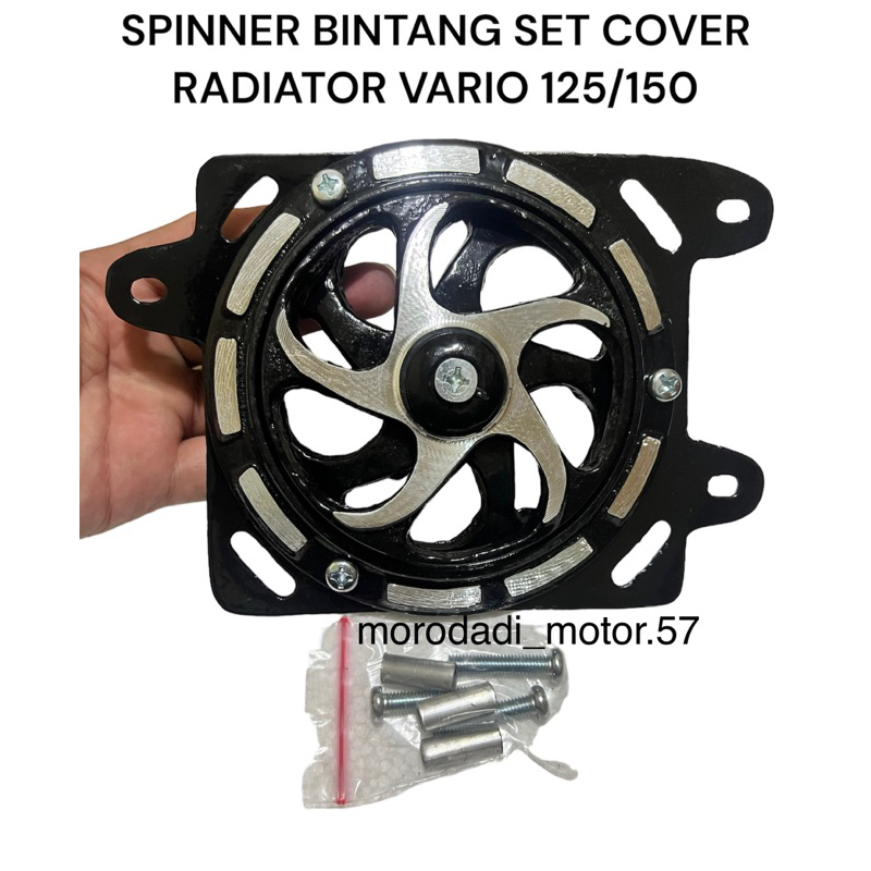 COVER RADIATOR SET SPINNER VARIO 125/150 PCX 150 ADV 150 SPINNER SET COVER RADIATOR VARIO 125/150 PC