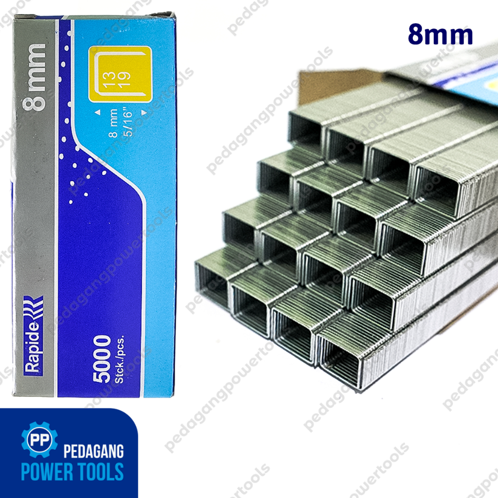 

RAPIDE 13-8 ISI ULANG STAPLES TEMBAK 8 MM REFILL STAPLE GUN TRACKER HEKTER