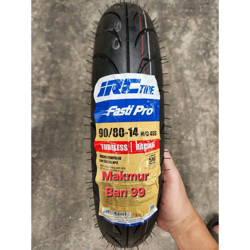 Ban Motor IRC Fasti Pro 90/80-14 Tubeless Soft Compound