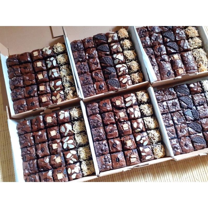 

Brownies Sekat/Brownies Panggang/Fudgy Brownies