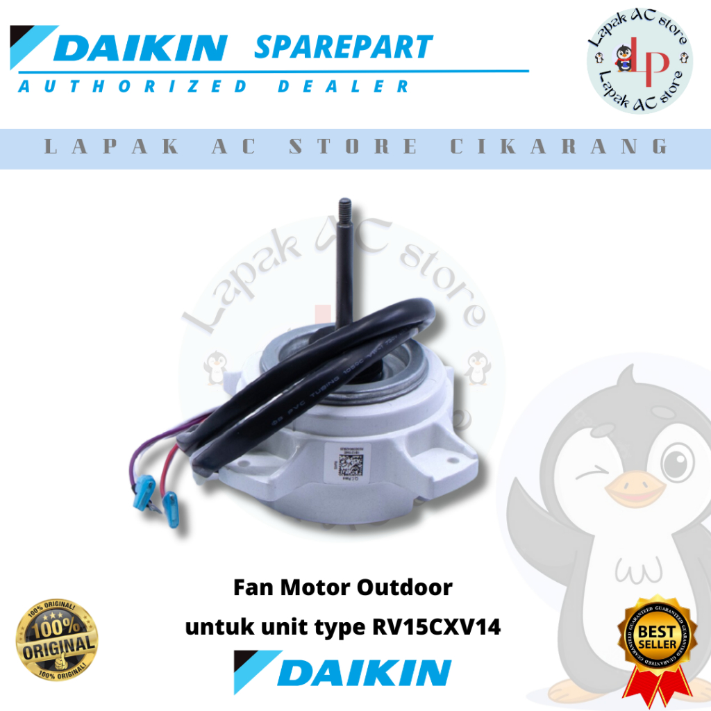 Fan Motor Outdoor AC DAIKIN Malaysia 1/2 PK RV15CXV14
