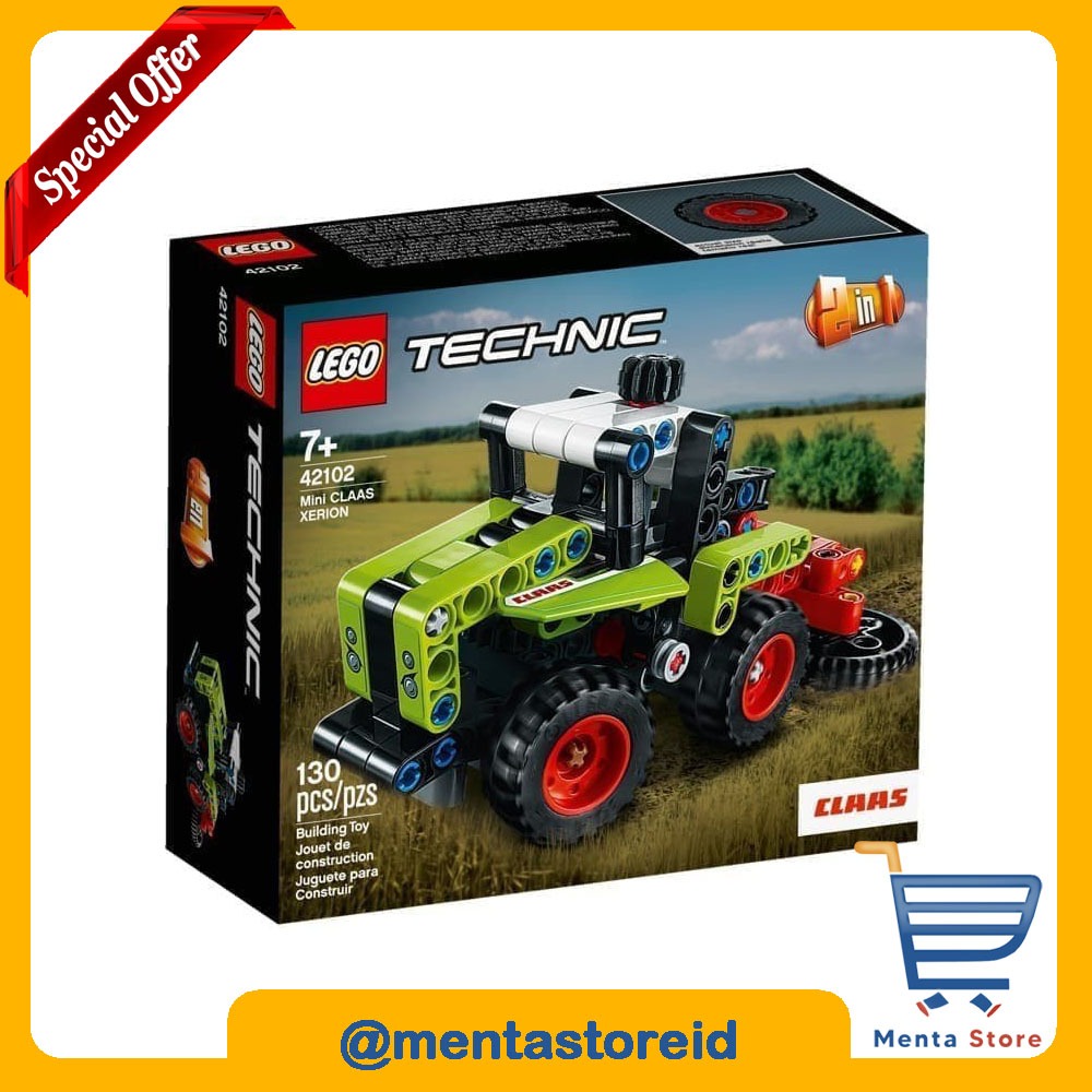 LEGO Technic 42102 Mini CLAAS XERION Farming Toys Tractor Truck Model