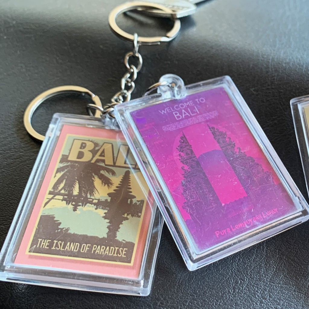 Gantungan Kunci Akrilik Oleh-Oleh Bali