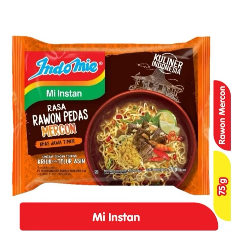

Indomie Rawon Pedas Mercon