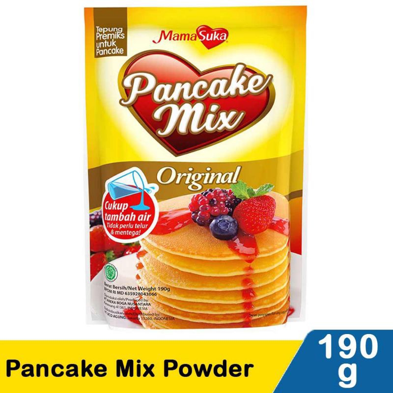 

Mamasuka Pancake Mix Powder 190 gram