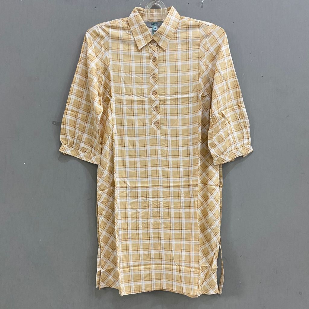 TUNIK/ATASAN WANITA MCB LADIES LENGAN PANJANG KOTAK-KOTAK 5505092