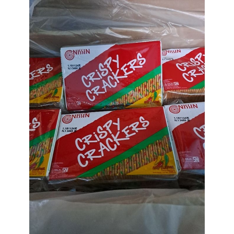 

Nissin Crispy Crackers Spicy (pedas)