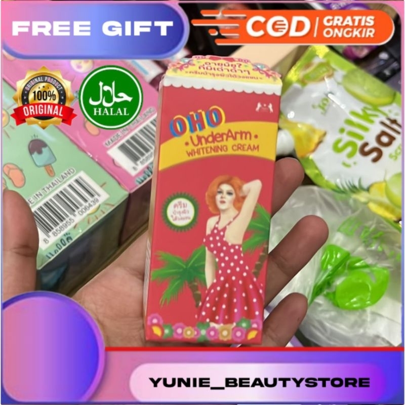OHO UNDERARM WHITENING CREAM THAILAND 15gram / PEMUTIH KETIAK ￼OHO UNDERARM WHITENING CREAM THAILAND