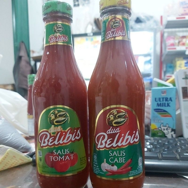 

saus sambal/tomat dua belibis 340 ml