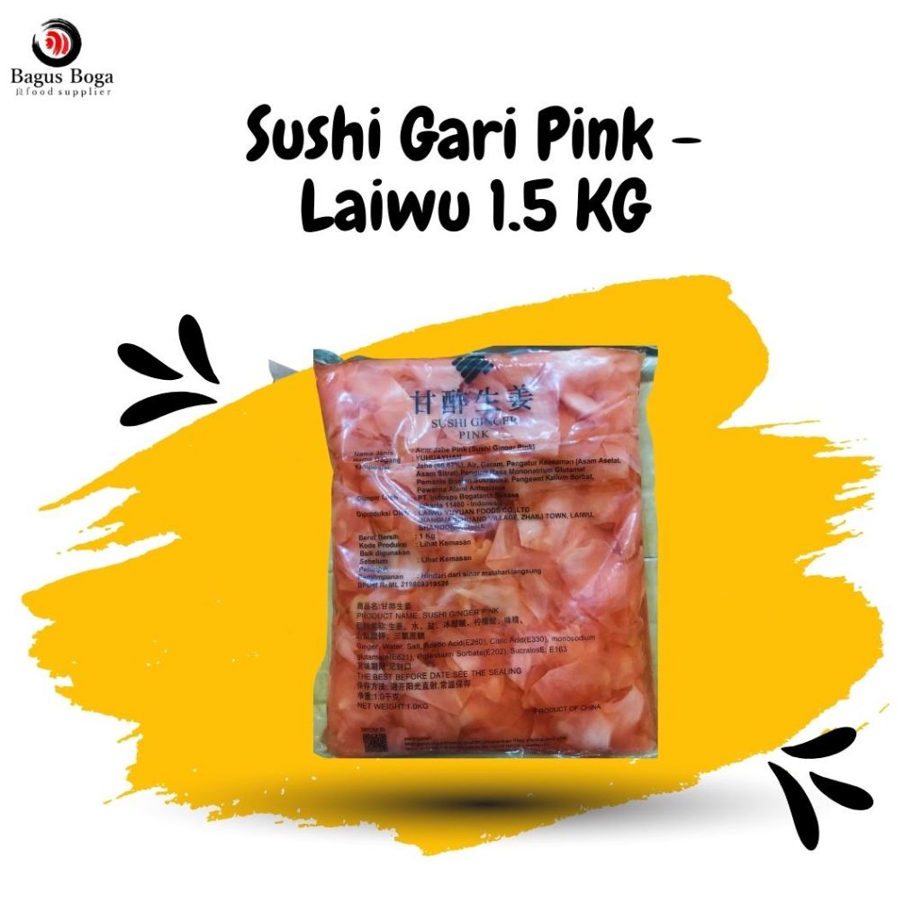 

Sushi Gari / Ginger Pink Import Laiwu 1.5 KG