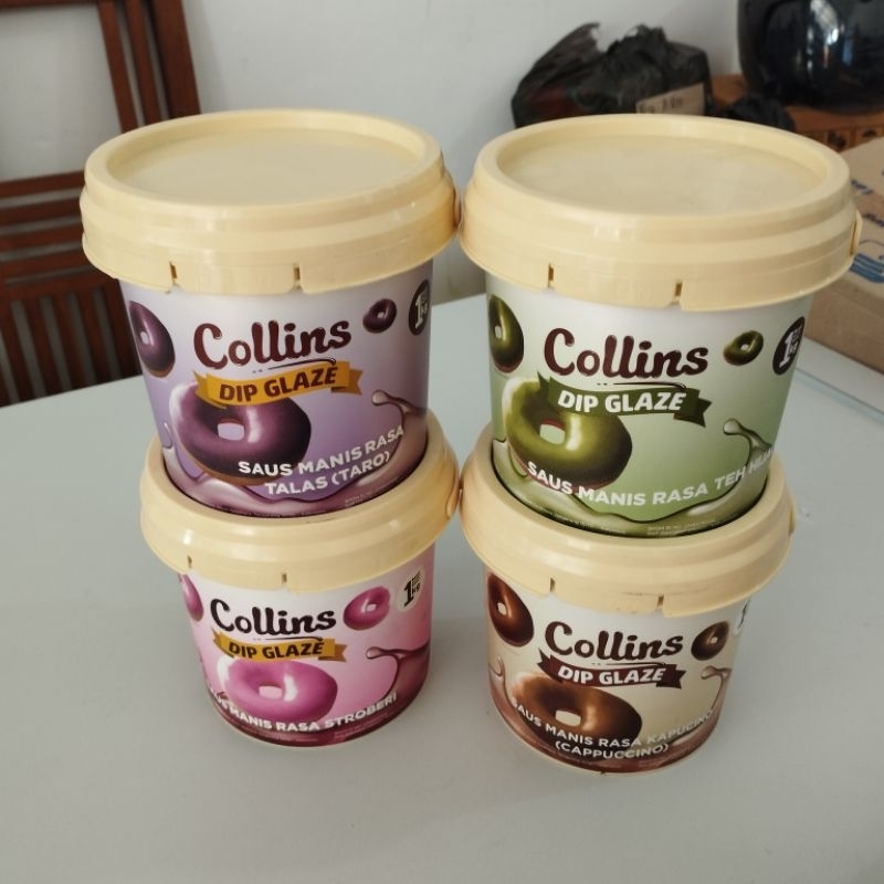 

Collins Dip Glaze Saus Selai