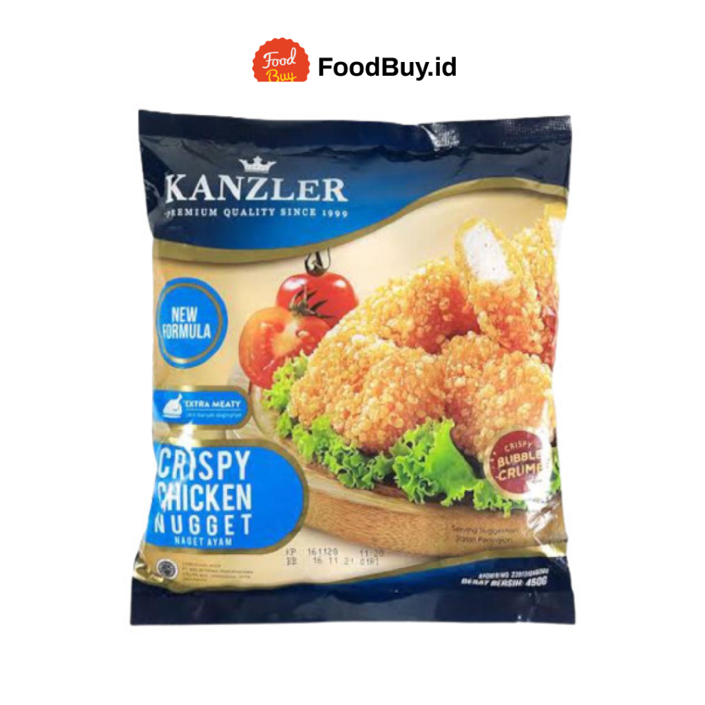 

Kanzler Premium Nugget Ayam Crispy 450gr