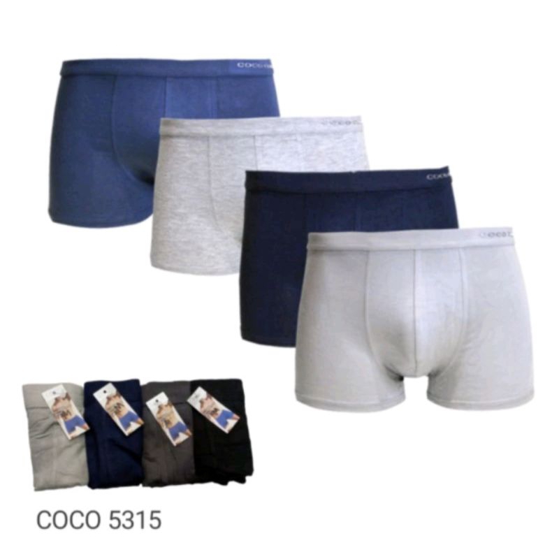 celana dalam boxer pria coco club original isi 2