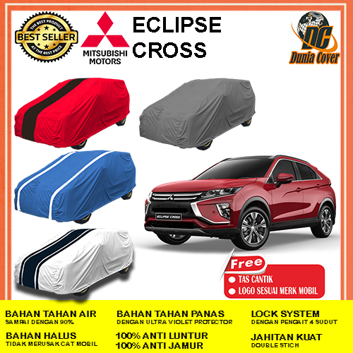 Cover Mobil Mitsubishi Eclipse Cross Anti Air Waterproof Outdoor, Sarung Mobil Eclipse Cross, Selimu