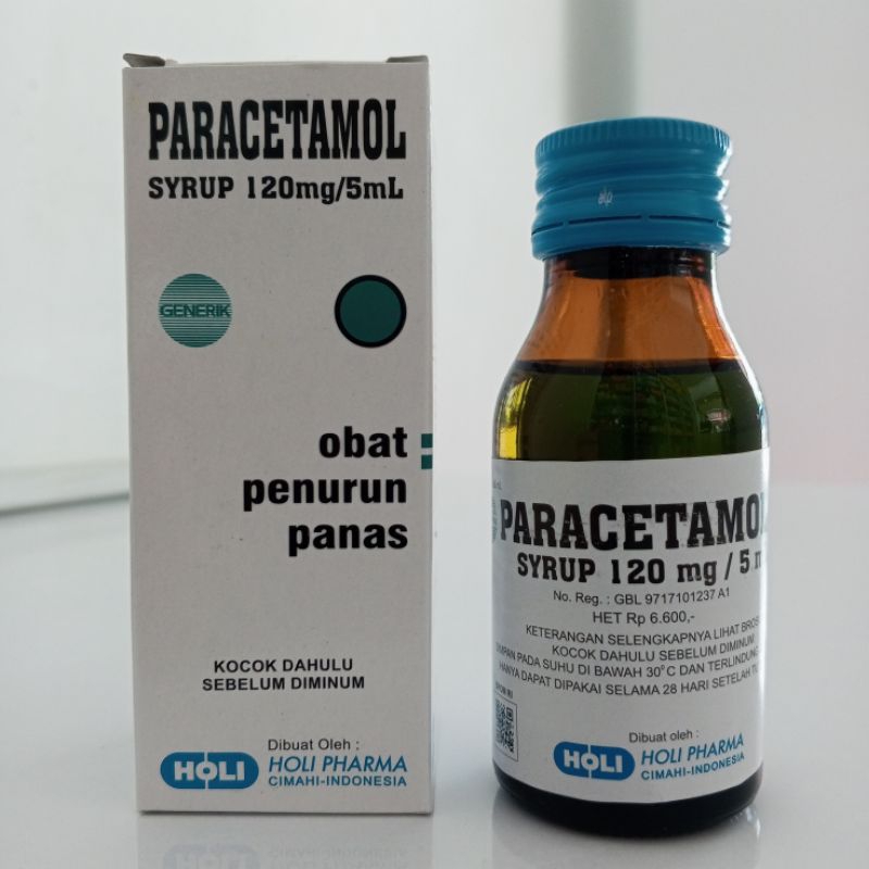 Parasetamol Syrup / Parasetamol Sirup HOLI 60 ml