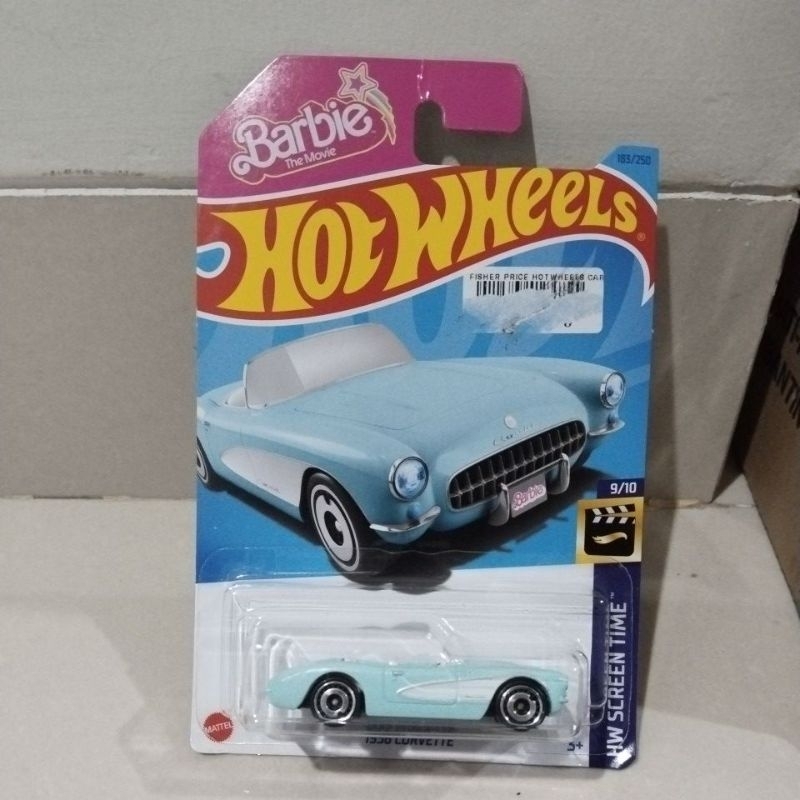 1956 corvette hotwheels barbie biru