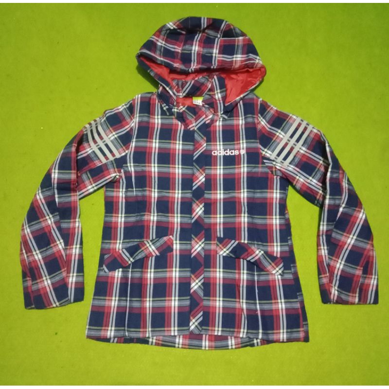 ADIDAS NEO TARTAN JACKET SECOND