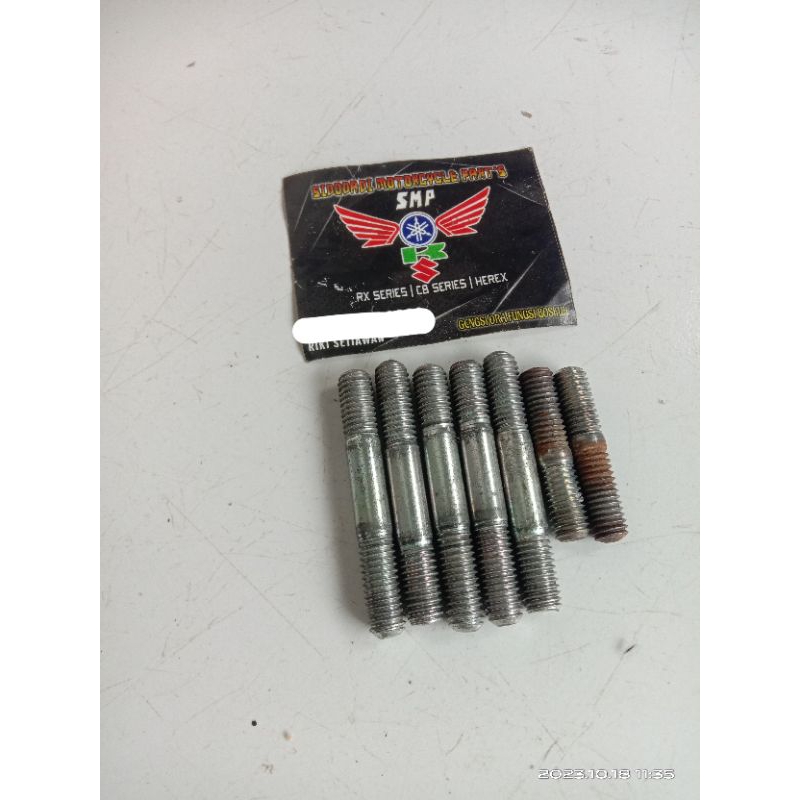 Baut tanam cilynder block Baut block Head Kawasaki Ninja R Ninja RR Ninja SS Ninja Kiss Ninja M orig