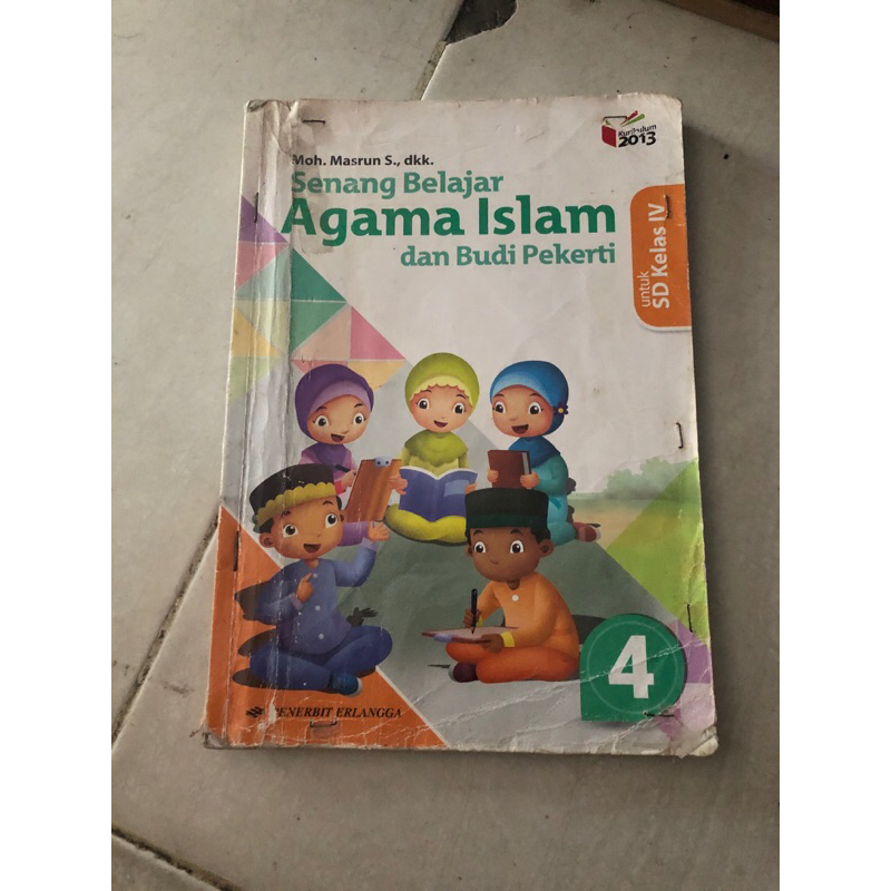 buku senang belajar agama Islam kelas 4 sd erlangga