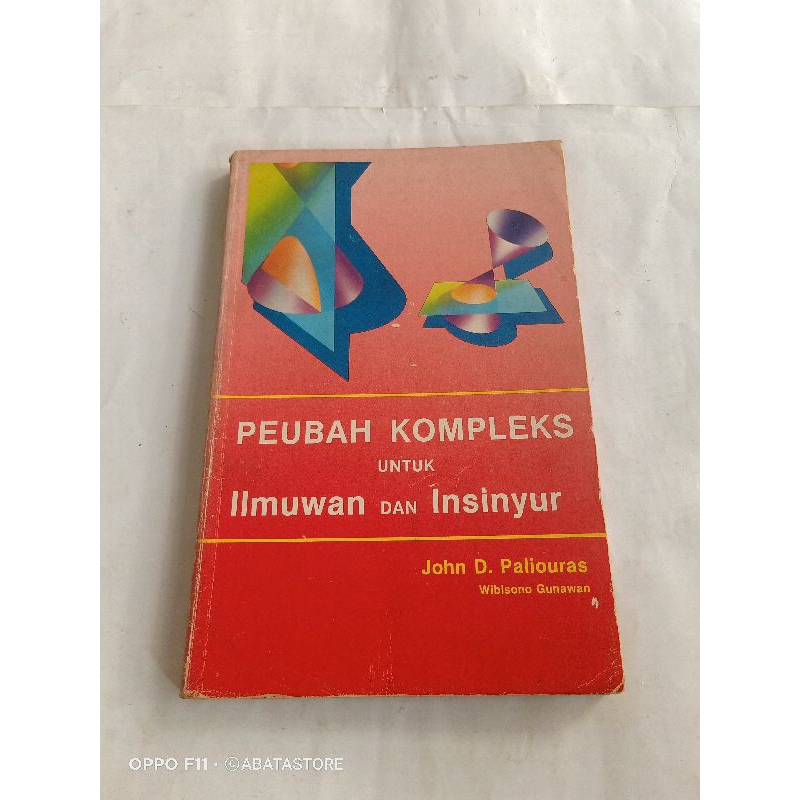 BUKU PEUBAH KOMPLEKS UNTUK ILMUAN DAN INSINYUR JIHN D PALIOURAS