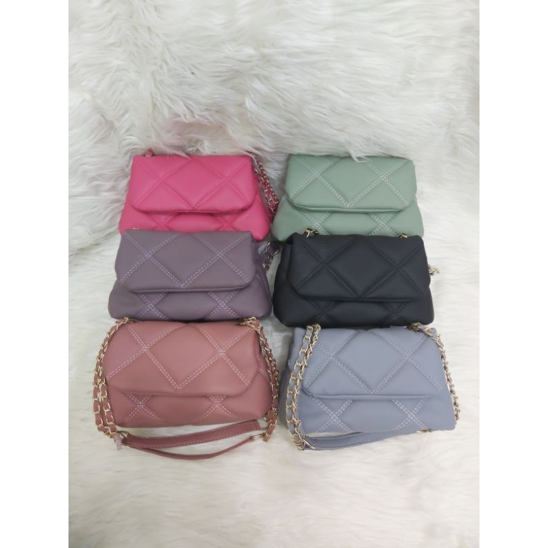 [Adriana Bag] Slingbag Tas Selempang Wanita Tali Rantai