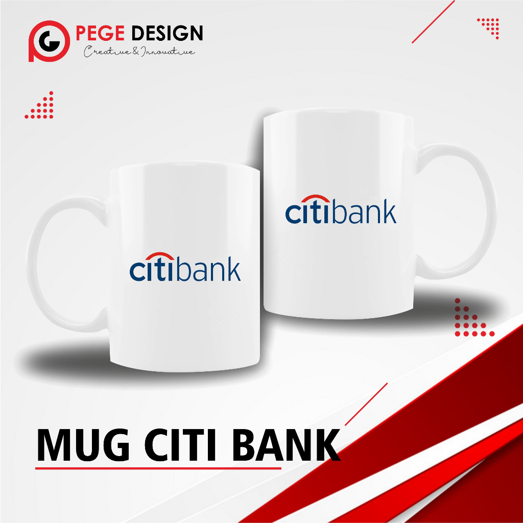 MUG CITIBANK//SOUVENIR CITIBANK