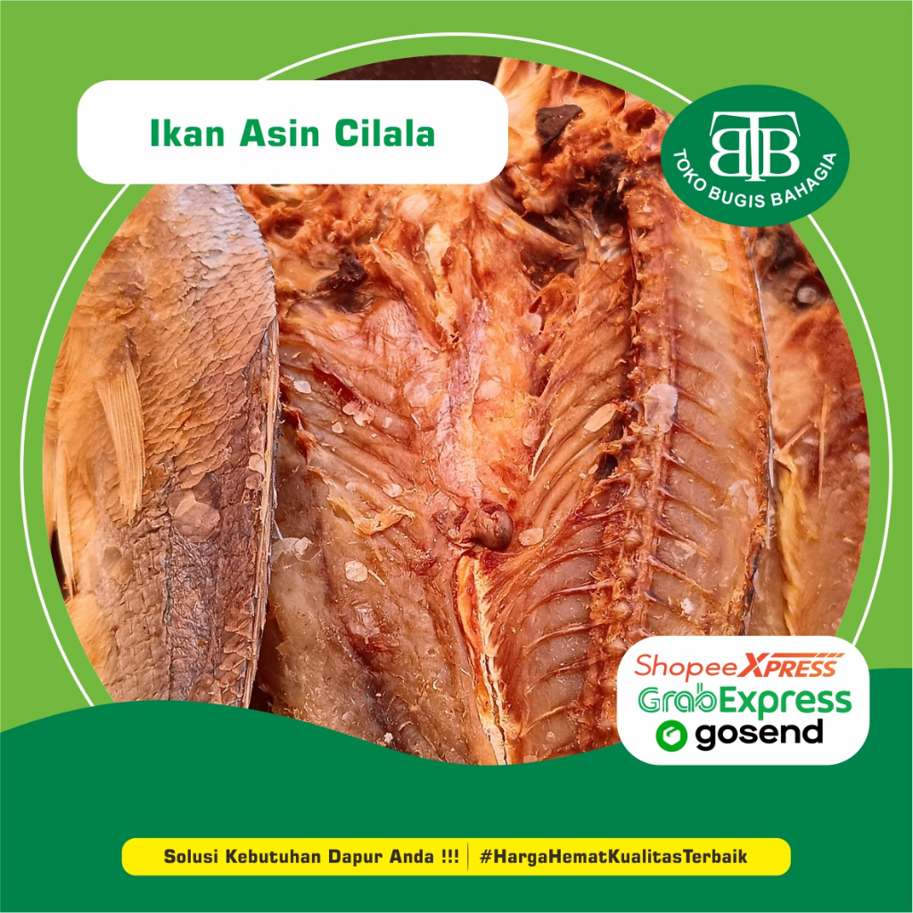 

Ikan Kering/Asin Cilala, Murah Makassar