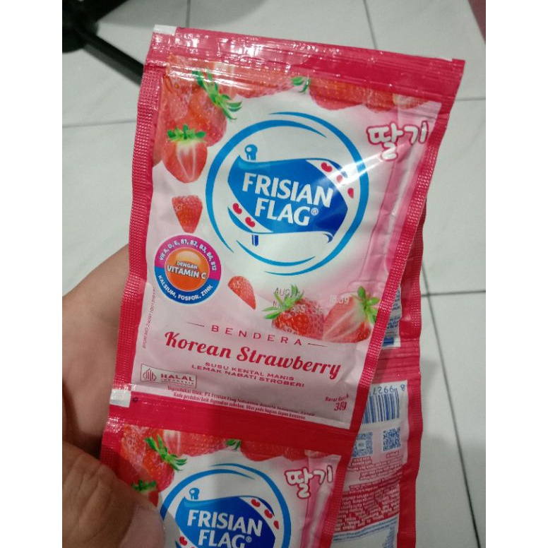 

Selalu Baru Susu Frisian Flag KOREAN STRAWBERRY 1Pak isi 6Pcs