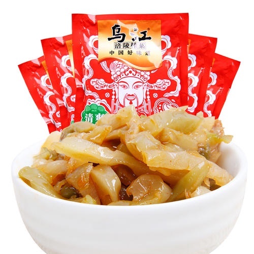 

乌江榨菜60克(清爽) wujiang 60 gram sayur asin umbi sawi(flavor mustard tuber）