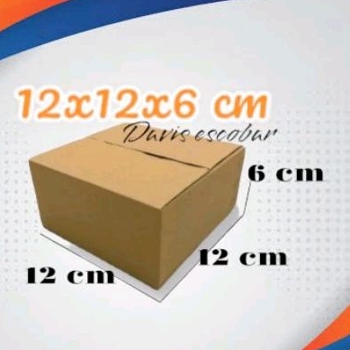 

Kardus packing 12x12x6 cm box kecil