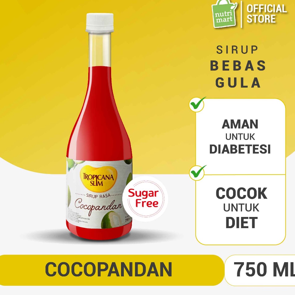 

Harga Max Tropicana Slim Sirup Cocopandan 75ml Syrup Bebas Gula