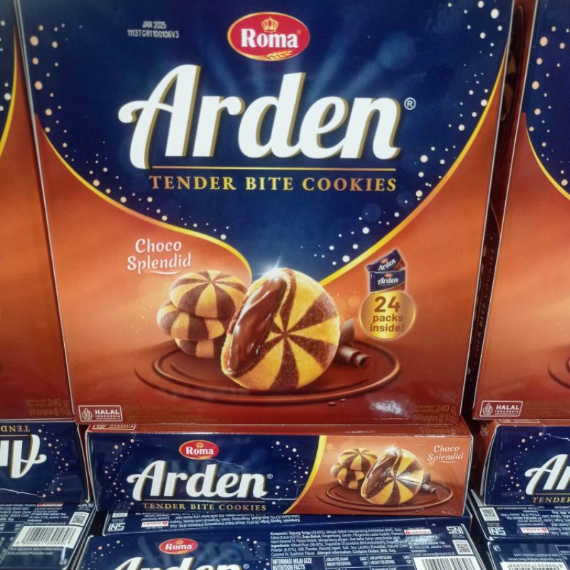 

Roma arden tender bite cookies festive box limited edition