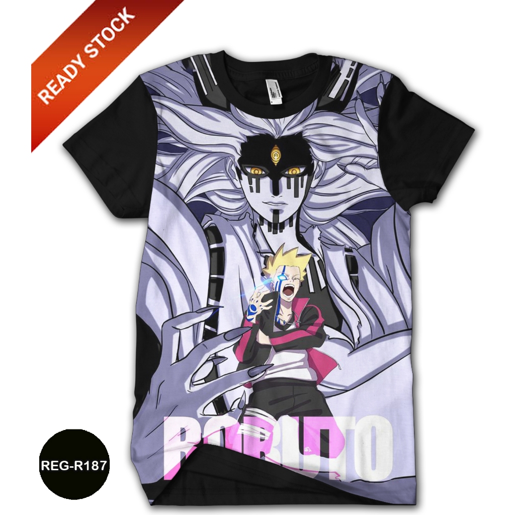 Kaos BORUTO Momoshiki Ōtsutsuki Baju Anak NARUTO Kartun TV Animasi Trendy #REG-R187