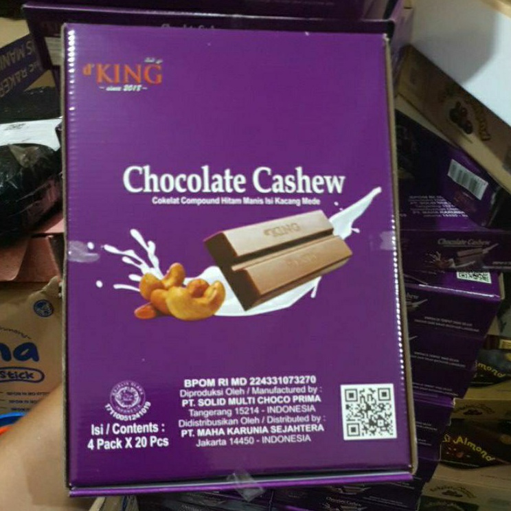 

Langsung pesan 1 kardus coklat cashew isi 4 pack 8 picis coklat musdalifah