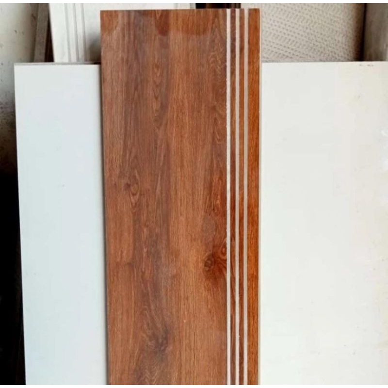 Granit anak tangga motif kayu minimalis modern custom ukuran sesuai kebutuhan, tersedia 30x80x30x90x