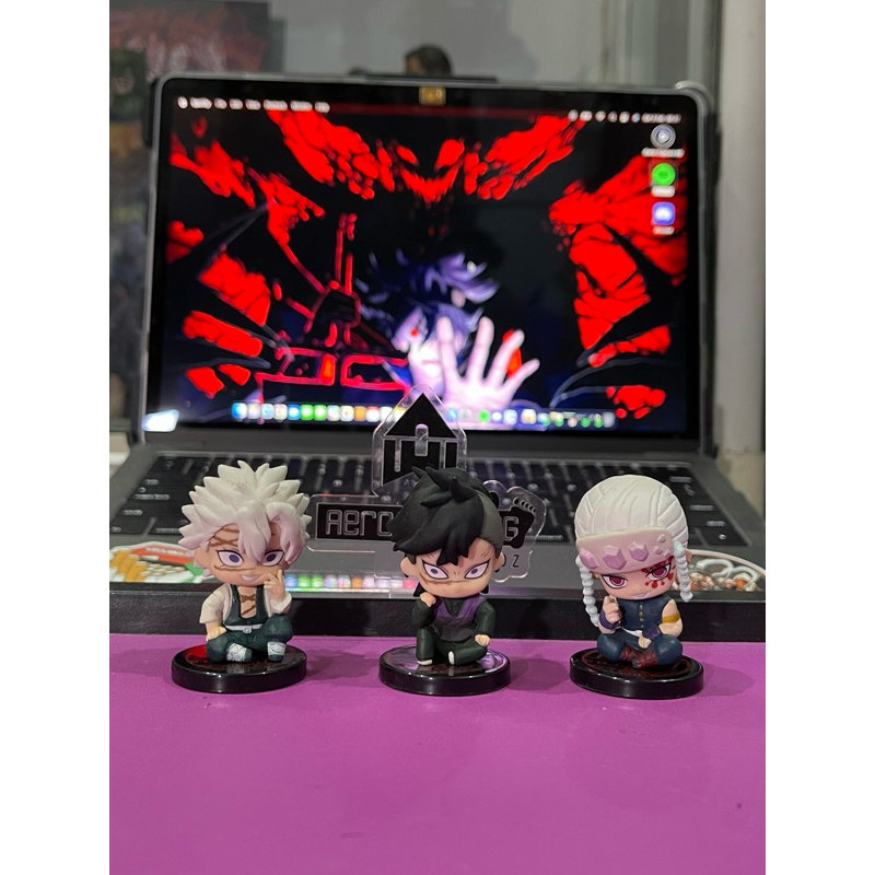 DEMON SLAYER KIMETSU NO YAIBA - GASHAPON GACHAPON BLINBOX SET 3 PCS