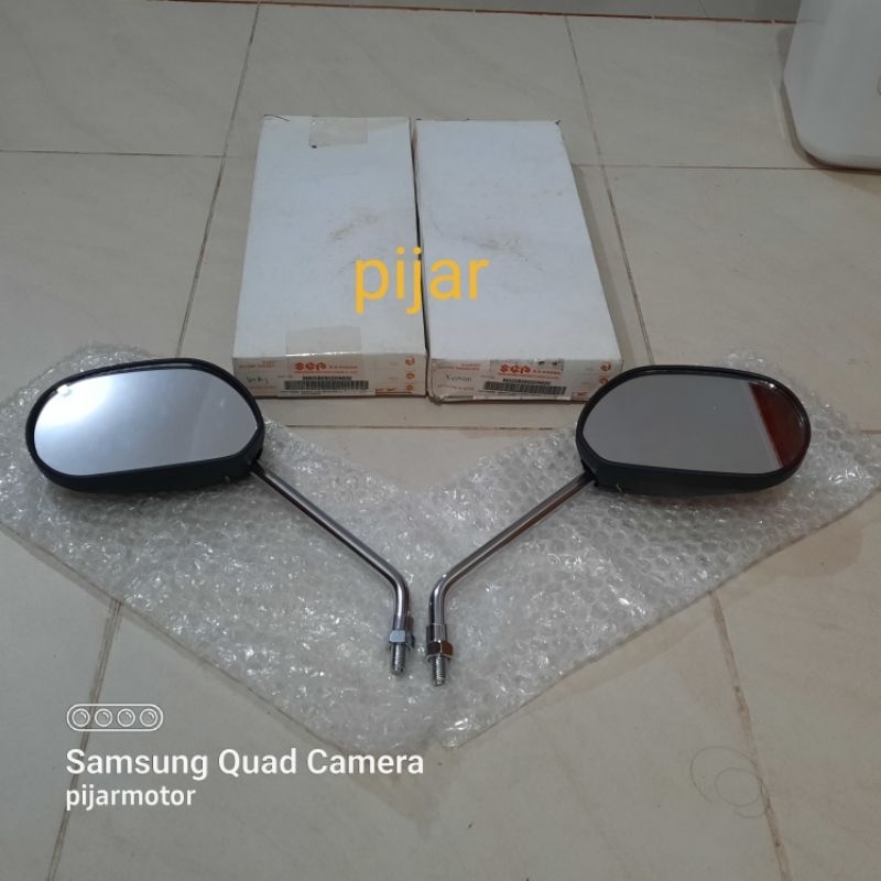 Sepasang Spion Mirror Assy Suzuki Skywave Hayate Skydrive