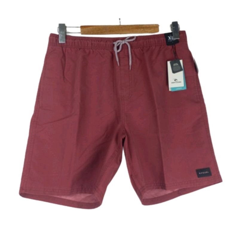 Celana Pendek Ripcurl Original Pria s21 Bondi Volley - burnt mulberry