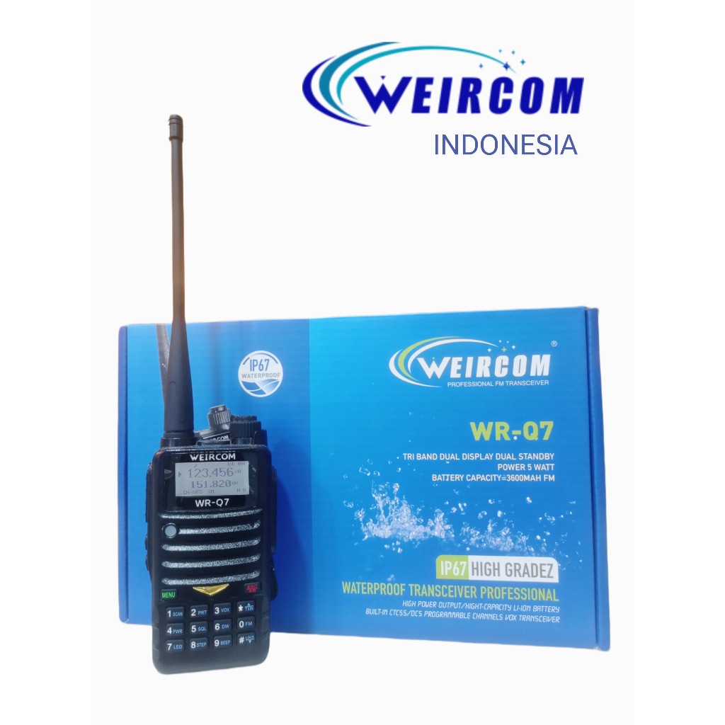 HT Weircom WR-Q7 WR Q7 6Band Waterproof IP67