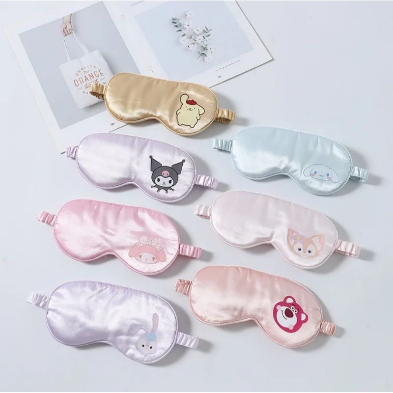 ready Penutup mata tidur karakter sanrio/sleeping mask eye sanrio