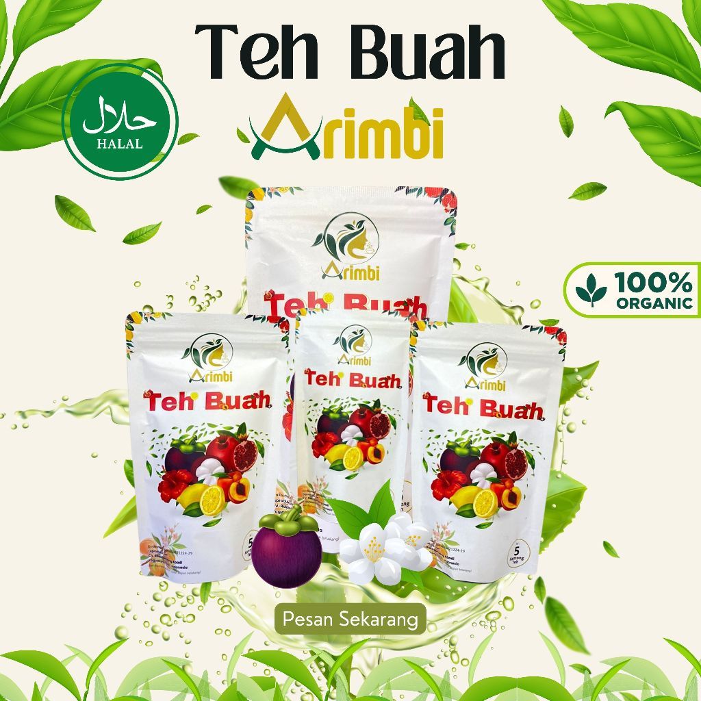 

TEH BUAH ARIMBI DENGAN PERPADUAN BERBAGAI MACAM JENIS BUAH,TEH RENDAH KALORI, TEH CELUP BUAH ARIMBI, TEH HIJAU PREMIUM DIINFUSED DENGAN EKSTRAK BUAH , TEH BUAH HERBAL