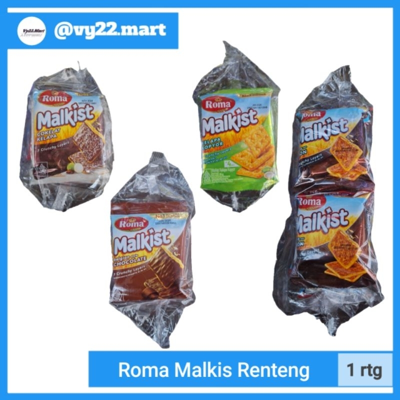 

Roma Malkist Renteng isi 10 Pcs Lezat Nikmat