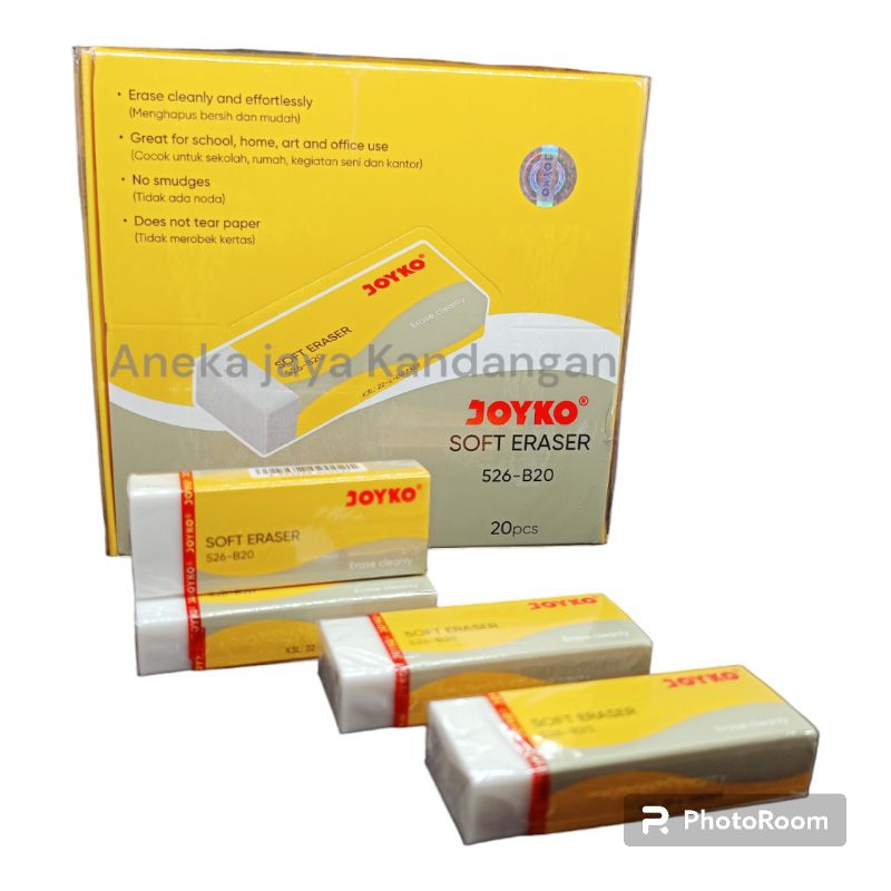 

(eceran) penghapus joyko besar hitam dan putih