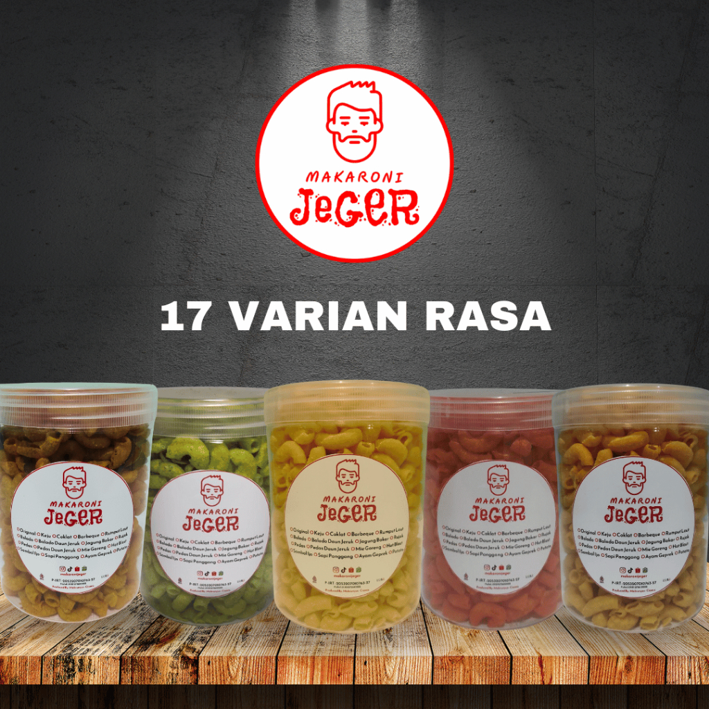 

Makaroni Bantet Renyah Pedas Gurih Asin - 17 Rasa - Makaroni JeGER