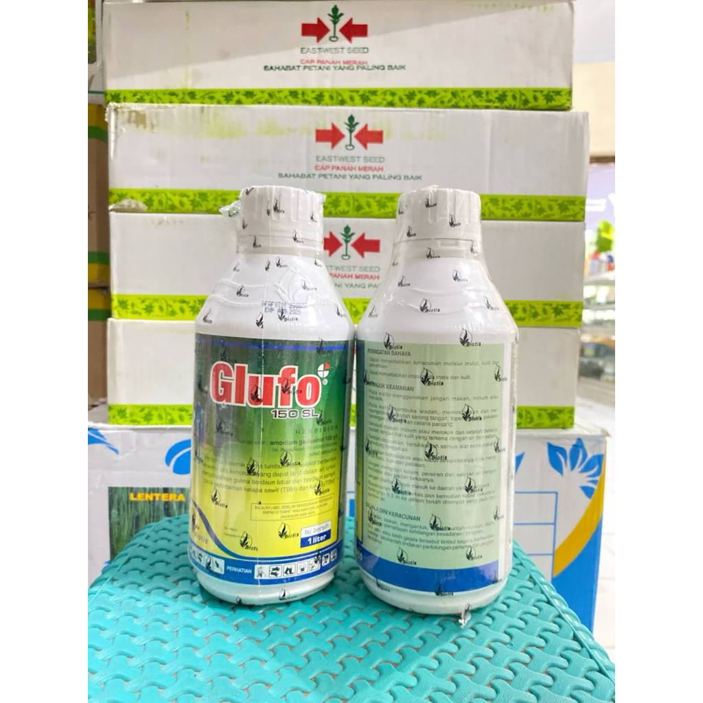 HERBISIDA GLUFO 150 SL 1 LITER 1 LT OBAT RUMPUT LULANGAN BIOTIS